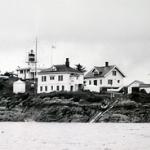 Aerial View of Guard Island Lighthouse.  Photograph courtesy University of Washington Libraries